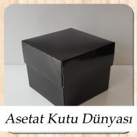 8x8x6.5 Siyah Komple Karton Kutu