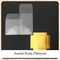 8x8x8 Altı Gold İç Yükseltici Karton Üstü Otomatik Kutu