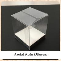 8x8x8 Altı Gümüş İç Yükseltici Karton Üstü Otomatik Kutu