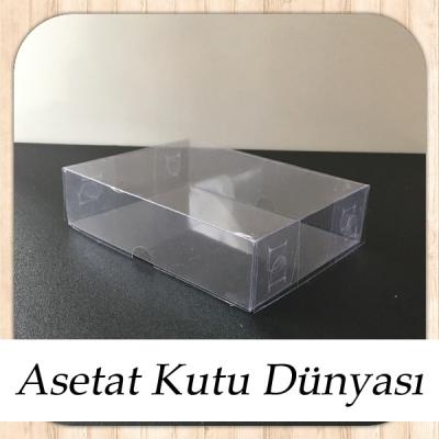 9x12x3 Ölçülü Asetat Kutu