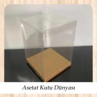 9x9x15 Altı Kraft İç Yükseltici Karton Üstü Otomatik Kutu