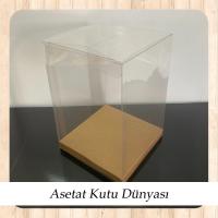 9x9x15 Altı Kraft İç Yükseltici Karton Üstü Otomatik Kutu