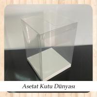 9x9x15 Altı Beyaz İç Yükseltici Karton Üstü Otomatik Kutu