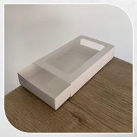 9x16x3 Düz Beyaz Pencereli Kutu